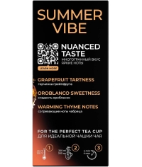 Чай черный ароматизированный Curtis Summer Vibe 25 саше × 1.5 г