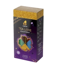 Подарочный набор чая Curtis TEA LOVE ASSORTMENT 36 саше, ассорти 4 вкуса по 9 шт. (59.4 г)