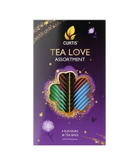 Подарочный набор чая Curtis TEA LOVE ASSORTMENT 36 саше, ассорти 4 вкуса по 9 шт. (59.4 г)
