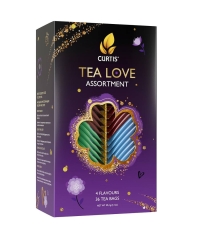 Подарочный набор чая Curtis TEA LOVE ASSORTMENT 36 саше, ассорти 4 вкуса по 9 шт. (59.4 г)