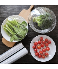 Пищевая полиэтиленовая пленка Десногор 300 мм × 200 м толщиной 7 мкм ОСОБО ПРОЧНАЯ