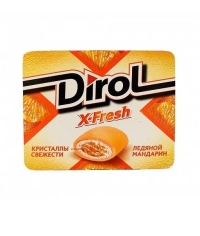 Жевательная резинка Дирол X-Fresh Ледяной Мандарин 16 г