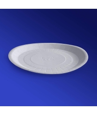 Тарелка бумажная DoECO PLATE 180 W Белая d=180 мм