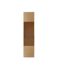 Упаковка для сэндвича DoECO SANDWICH 40 Крафт с окном 125×125×40 мм Упаковка для сэндвича DoECO SANDWICH 40 Крафт с окном 125×125×40 мм
