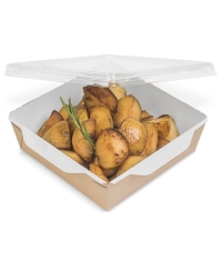 Контейнер бум. DoECO OPSALAD 900 мл белый /крафт 150×150×48 мм Контейнер бум. DoECO OPSALAD 900 мл белый /крафт 150×150×48 мм