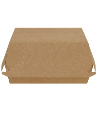 Коробка для бургера BURGER M 100×100×60 мм Крафт Коробка для бургера BURGER M 100×100×60 мм Крафт