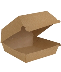 Коробка для бургера BURGER L 120×120×70 мм Крафт