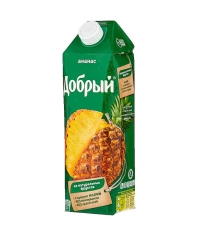 Добрый сок Ананас 1000 мл тетрапак с крышкой