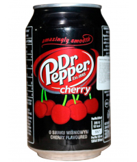 Газированный напиток Dr Pepper Cherry Вишня 330 мл ж/б