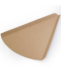 Бумажный уголок для пиццы ECO Pizza Corner 235 ×195 × 15 мм Крафт