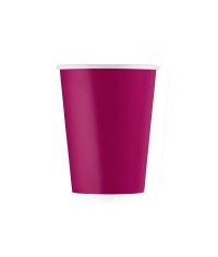 Бумажный стакан ECO CUPS Бордо d=80 250 мл
