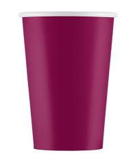 Бумажный стакан Eco Cups Бордо d=90 350 мл