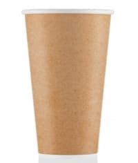 Бумажный стакан ECO CUPS Крафт d=90 500 мл