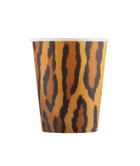 Бумажный стакан EcoCups Наш Леопард d=80 250 мл