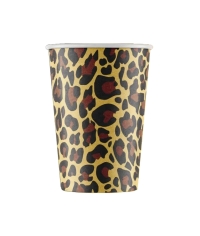 Бумажный стакан EcoCups Наш Леопард d=80 250 мл