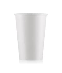 Бумажный стакан EcoCups Белый d=90 350мл