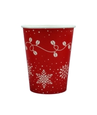Бумажный стакан EcoCups Кофейная гирлянда d=80 250 мл