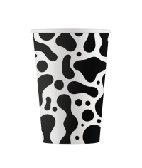 Бумажный стакан EcoCups НАША КОРОВА d=90 350/400 мл