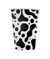 Бумажный стакан EcoCups НАША КОРОВА d=90 350/400 мл