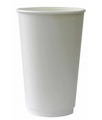 Бумажный 2-слойный стакан Энергопак Белый d=90 450 мл