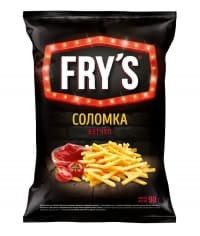 Чипсы соломка Fry's Кетчуп 90 г