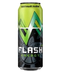 Энергетический напиток Flash Up Energy Мятный Лайм 450 мл ж/б