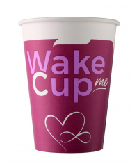 Бумажный стакан Wake Me Cup d=90 300 мл