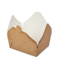 Контейнер бумажный Fold Box 900 мл крафт-белый 150×115×52 мм