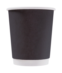 Бумажный 2-слойный стакан Черный d=80 250 мл
