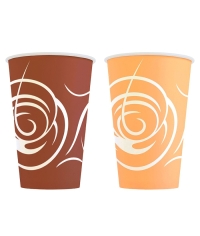 Бумажный стакан КРЕМА d=73 230 мл