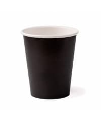 Бумажный стакан Fortecup Черный d=80 250мл