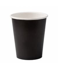 Бумажный стакан Fortecup Черный d=90 350мл