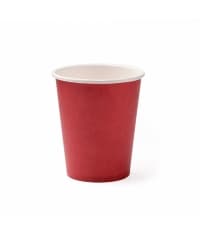 Бумажный стакан Fortecup Красный d=70 165 мл