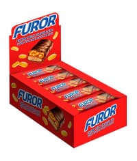 Шоколадный батончик Furor с карамелью нугой и орехами 35 г