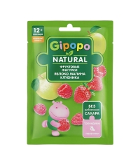 Фигурки фруктовые детские GIPOPO Яблоко Клубника Малина 15 г