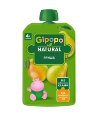 Пюре детское GIPOPO Груша 90 г пауч