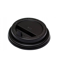 Крышка GLOBALCUPS с клапаном Черная d=80