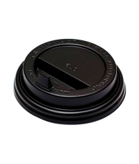 Крышка GLOBALCUPS с клапаном Черная d=90