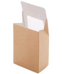 Упаковка для роллов и тортильи картон Крафт 450 мл 90×50×130 мм