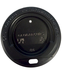 Крышка GLOBALCUPS с открытым питейником Черная d=90