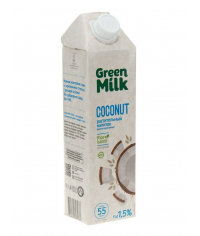 Напиток Green Milk Coconut Кокосовый на рисовой основе 1000 мл
