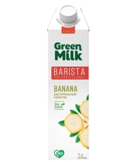 Напиток Green Milk Professional Banana банановый на соевой основе 1000 мл