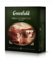 Чай черный Greenfield English Edition, 100 пак. х 2г
