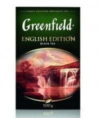 Чай черный Greenfield English Edition листовой 100г