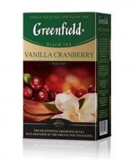 Чай черный Greenfield Vanilla Cranberry листовой 100г