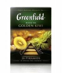 Чай черный Greenfield Golden Kiwi 20 пирам. × 1,8 г