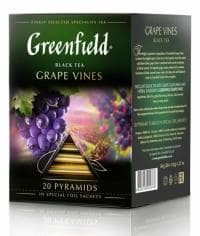 Чай черный Greenfield Grape Vines в пирамидках (20 х 1,8г)