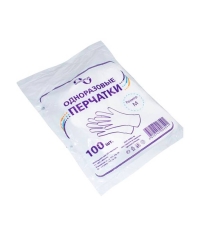 Перчатки ПЭНД одноразовые Оптимум размер M 100 шт.