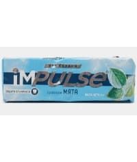 Жевательная резинка без сахара Impulse Мята 14 гр