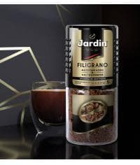 Кофе растворимый с молотым Jardin Filigrano стекл. банка 95г